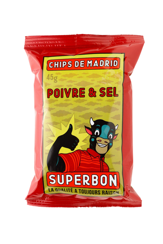 SUPERBON - CHIPS AU SEL ET POIVRE 45g