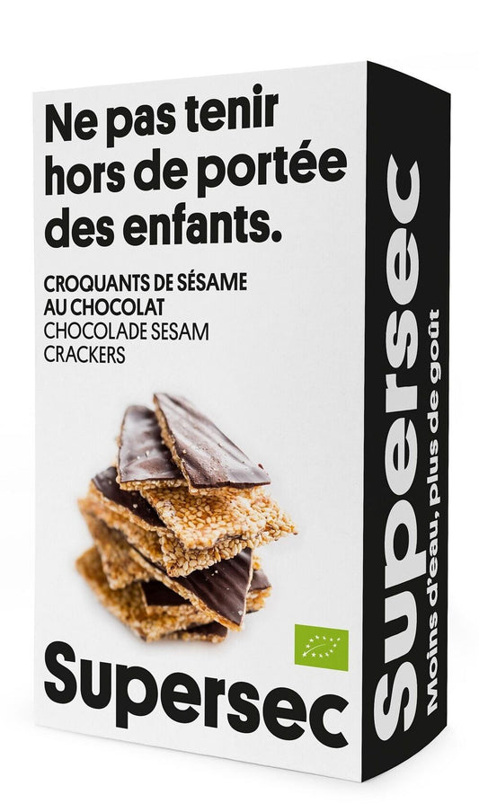 Supersec - Pasteli au sésame et chocolat BIO