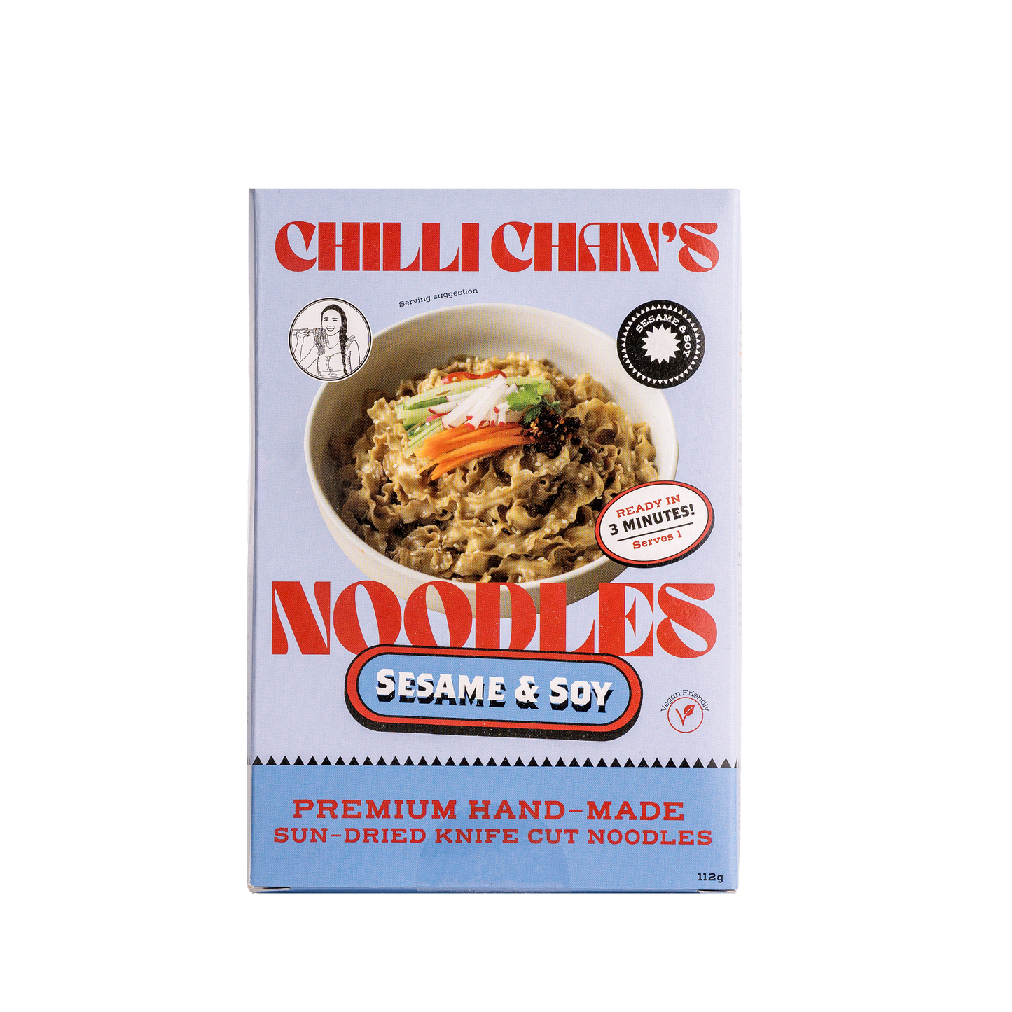 CHILLI CHAN’S INSTANT NOODLE - Sésame et soja