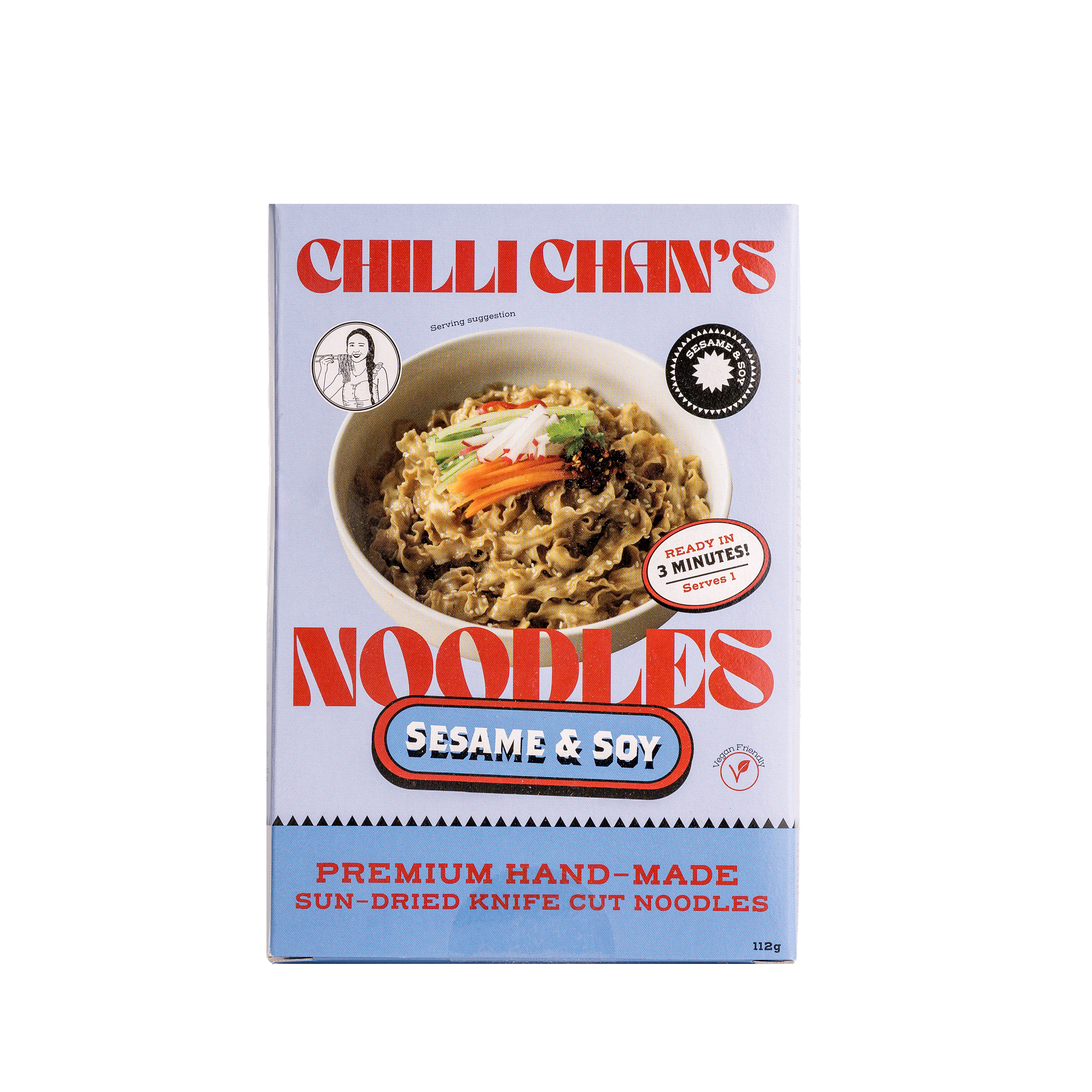 CHILLI CHAN’S INSTANT NOODLE - Sésame et soja