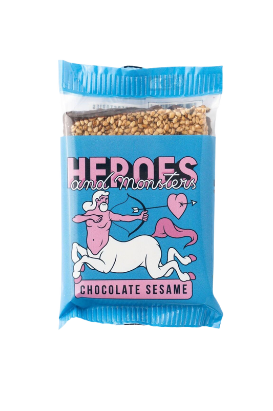 HEROES & MONSTERS - Biscuit au chocolat noir & graines de sésame