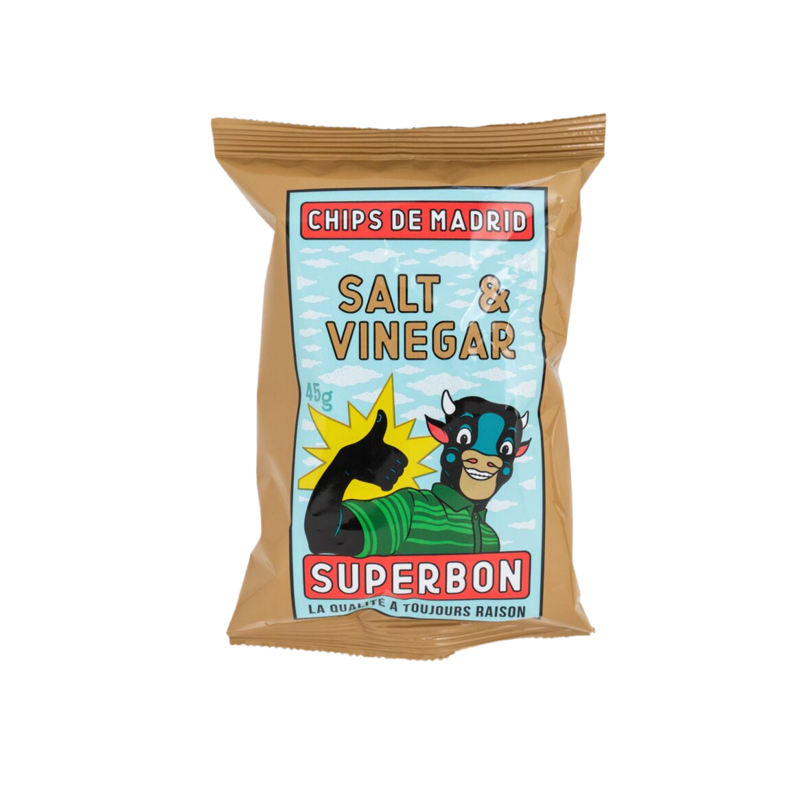 SUPERBON - CHIPS AU SEL ET VINAIGRE 45g