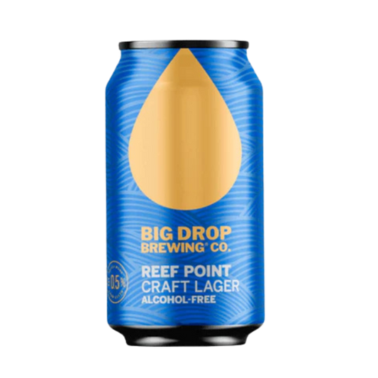 bière lager artisanale sans alcool  - Big drop reef point