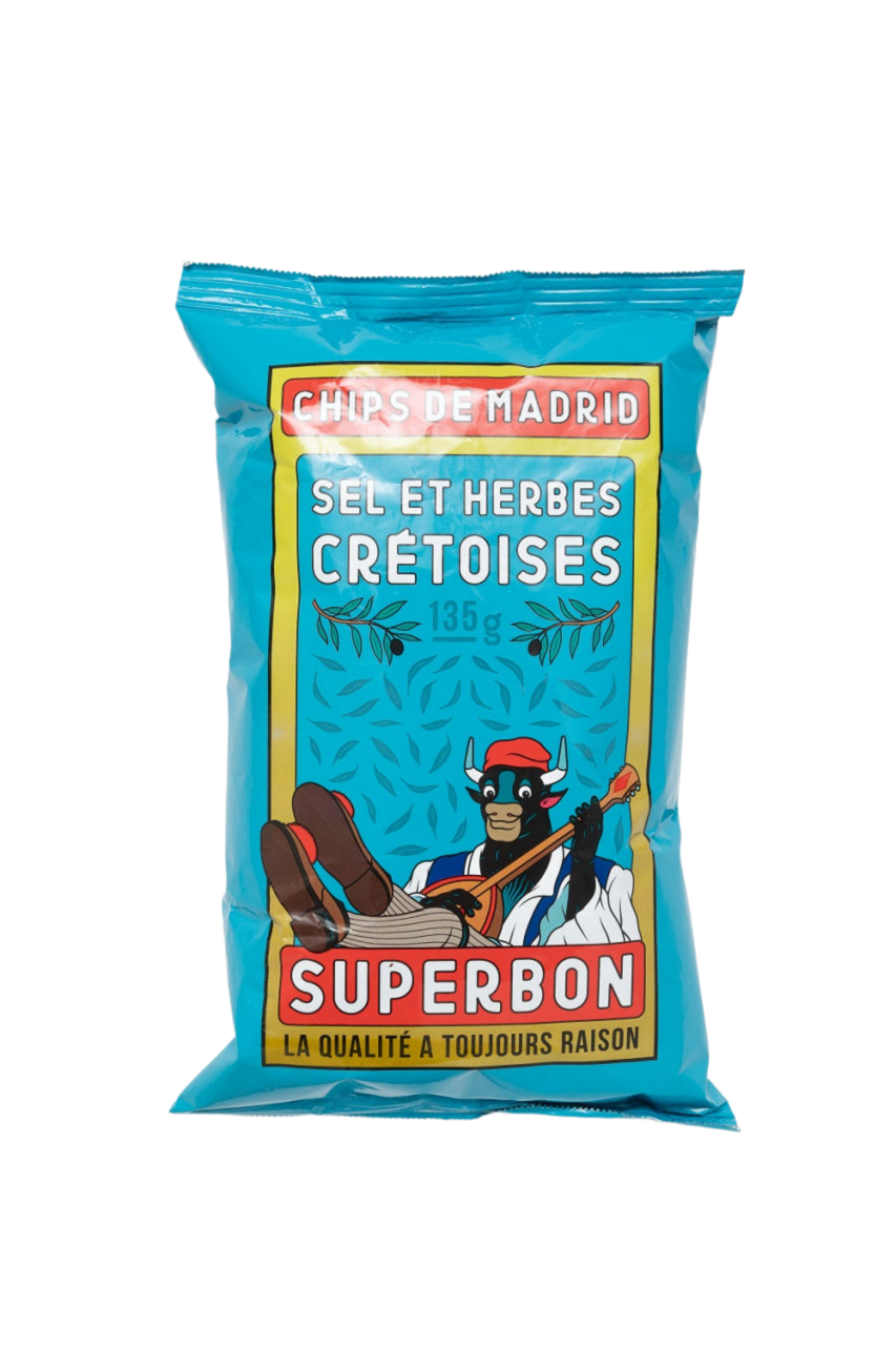 SUPERBON - CHIPS AUX HERBES CRÉTOISES