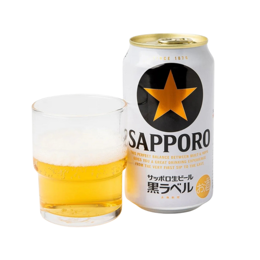 BIERE SAPPORO - BLACK LABEL