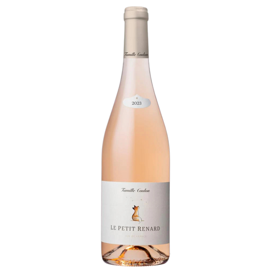 Vin rosé naturel côtes du rhone -Famille Coulon Le Petit Renard 