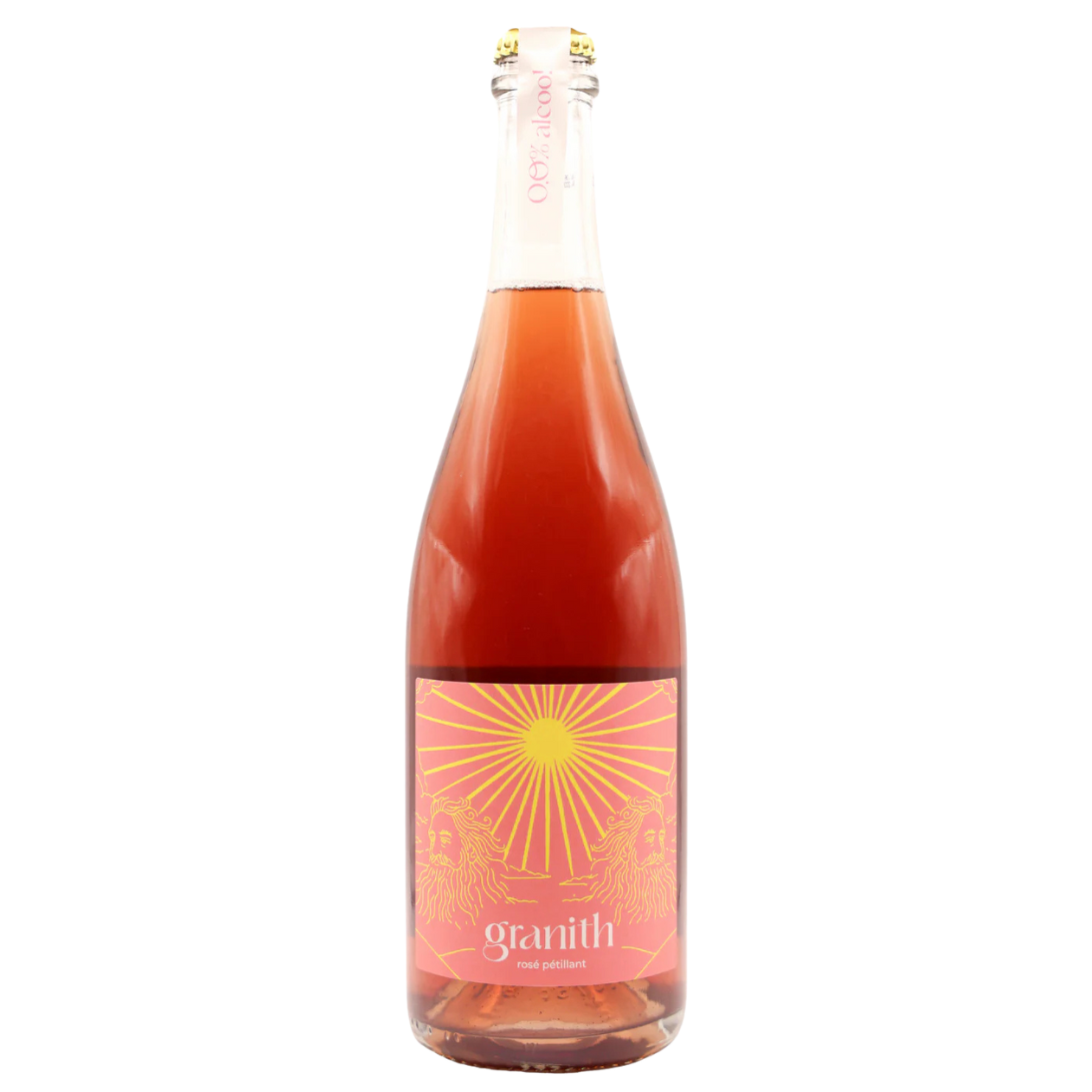 Boisson pétillante sans alcool artisanale française - Granith Rosé 