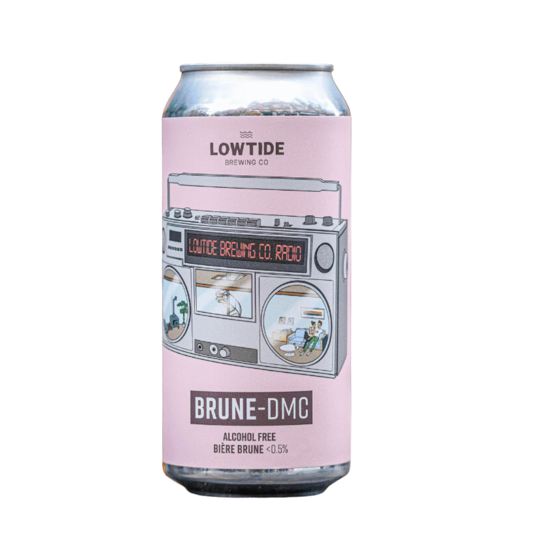 Biere artisanale brune sans alcool - Lowtide Brune DMC