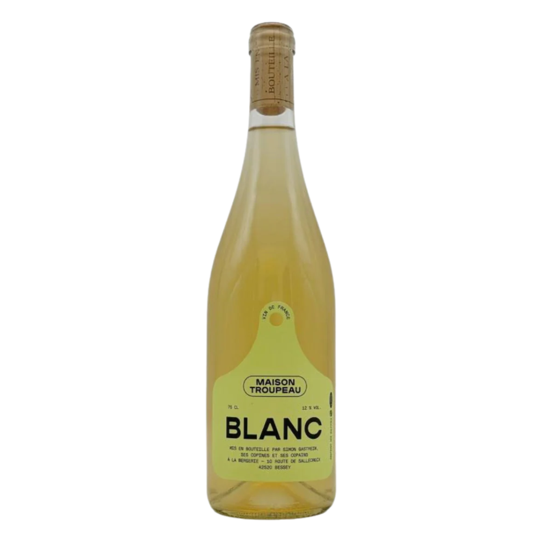 vin blanc naturel - Maison troupeau Blanc 