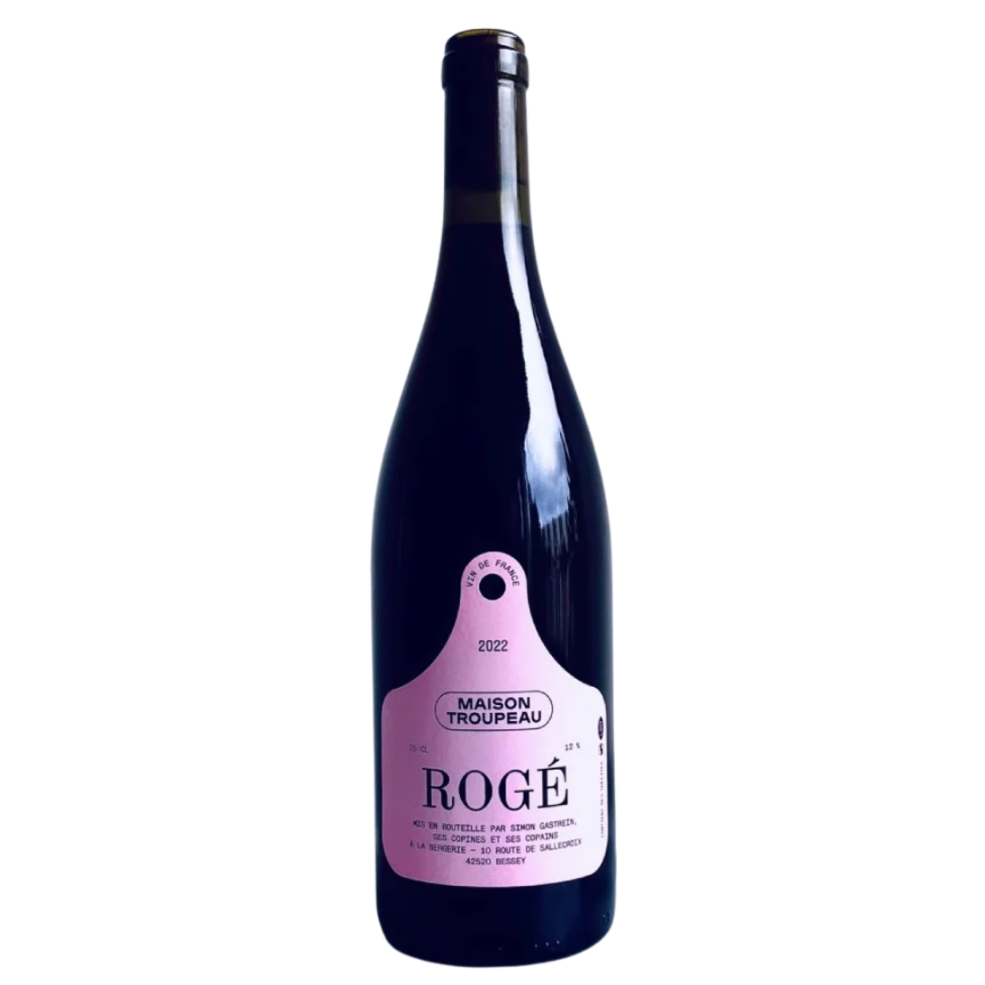 Vin rouge naturel - Maison Troupeau Rogé 