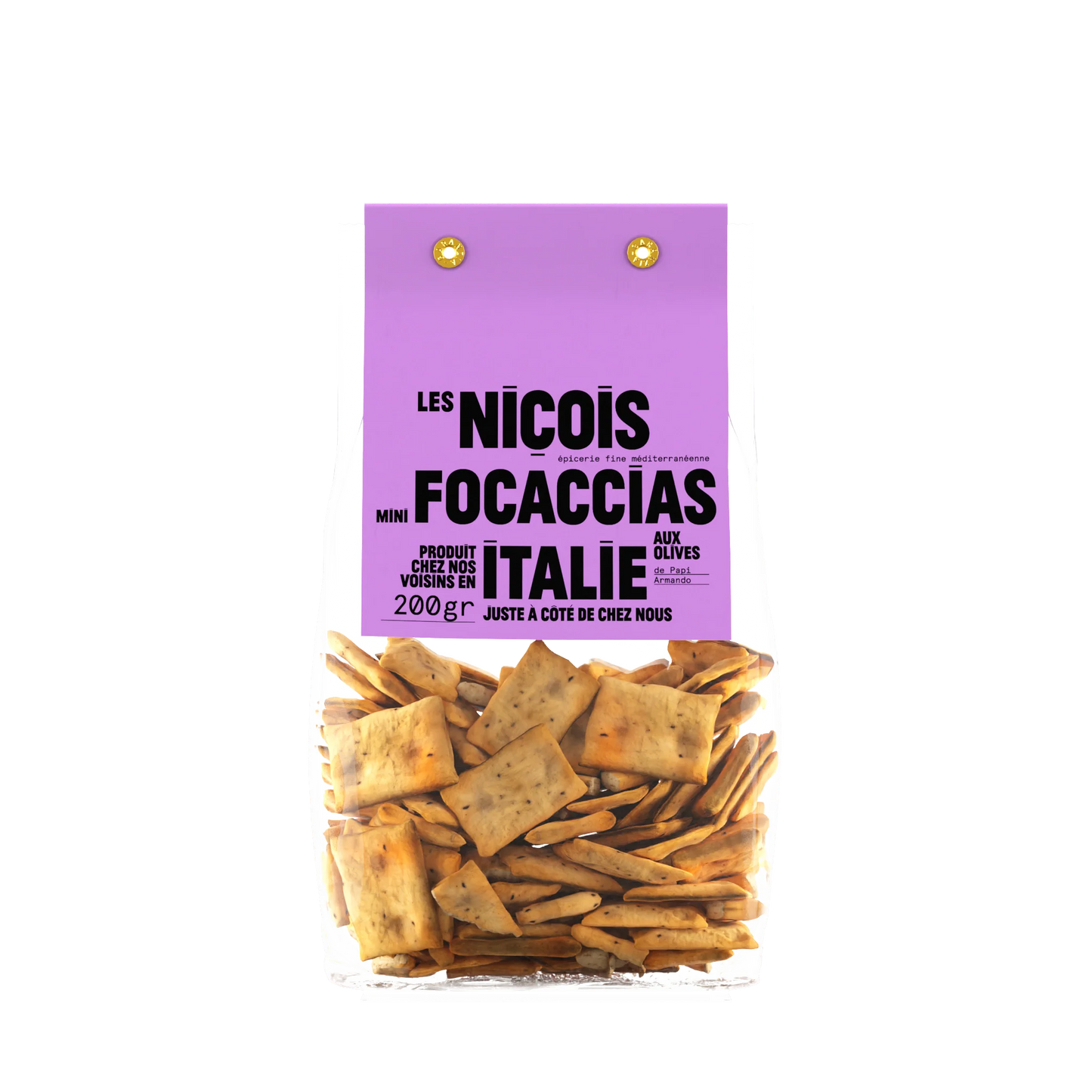 mini focaccias olives les niçois